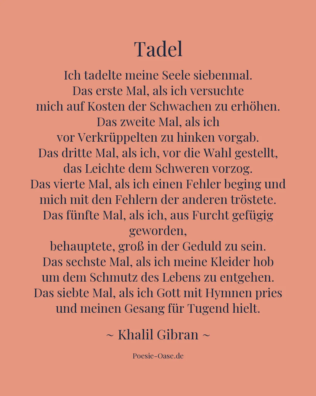 Illustration zu Tadel