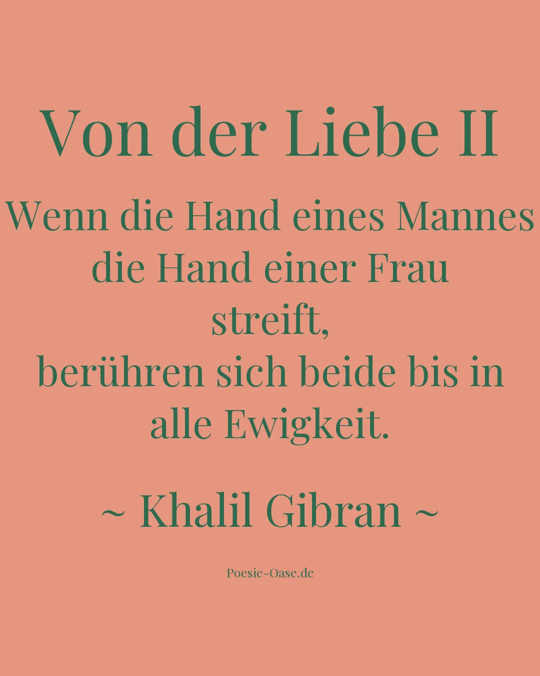 Illustration zu Von der Liebe II