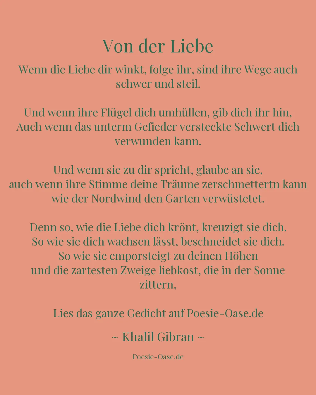 Illustration zu Von der Liebe