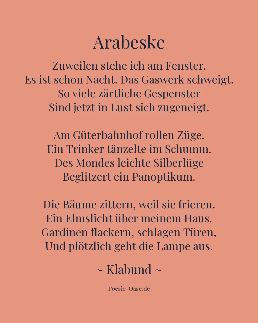 Illustration zu Arabeske