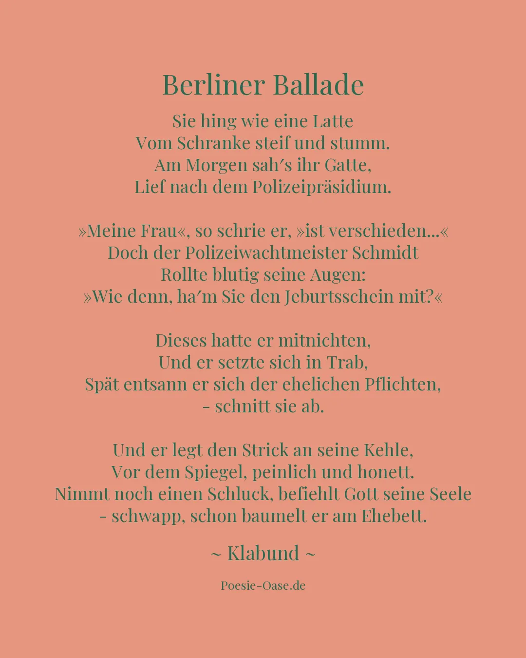 Illustration zu Berliner Ballade