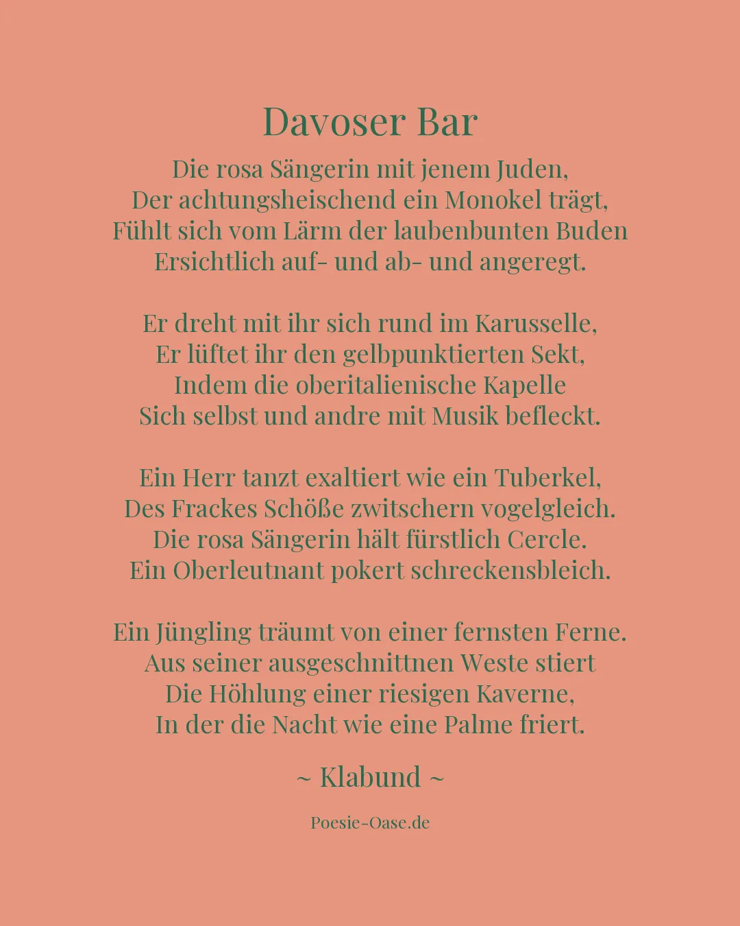 Illustration zu Davoser Bar