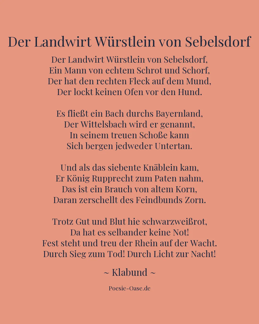 Illustration zu Der Landwirt Würstlein von Sebelsdorf