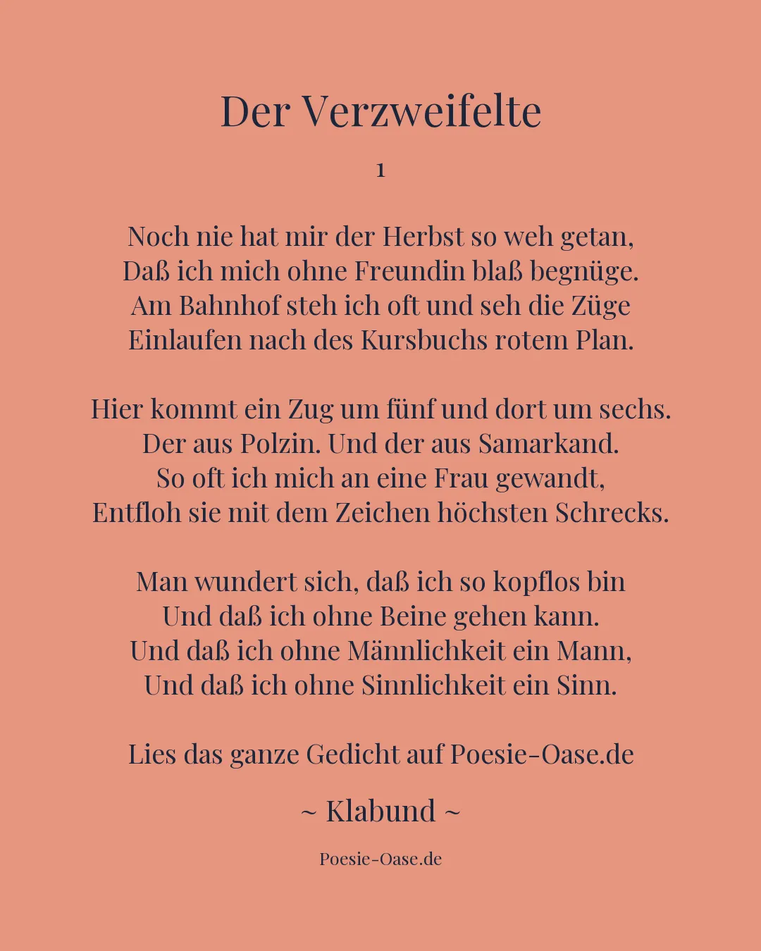 Illustration zu Der Verzweifelte