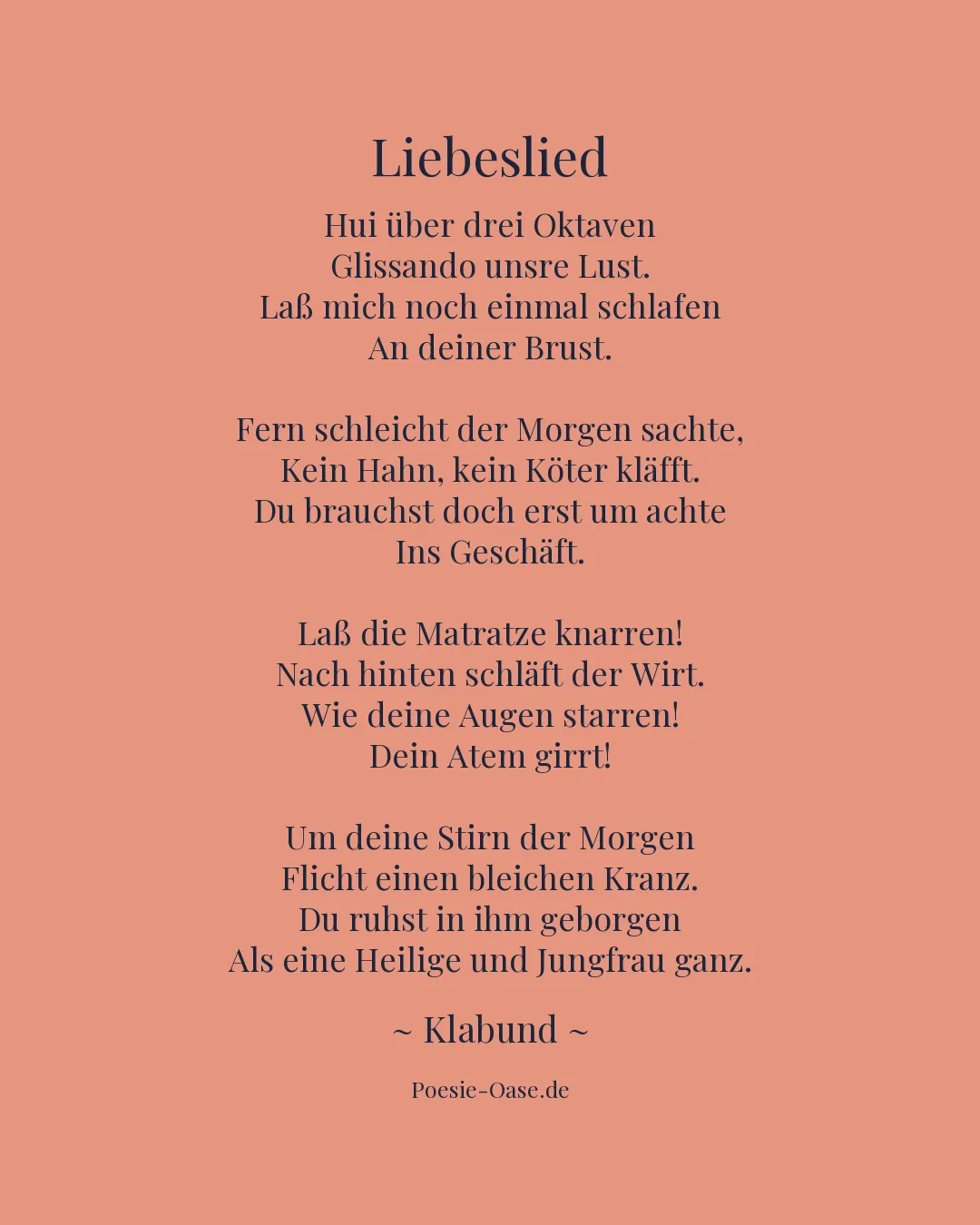 Illustration zu Liebeslied