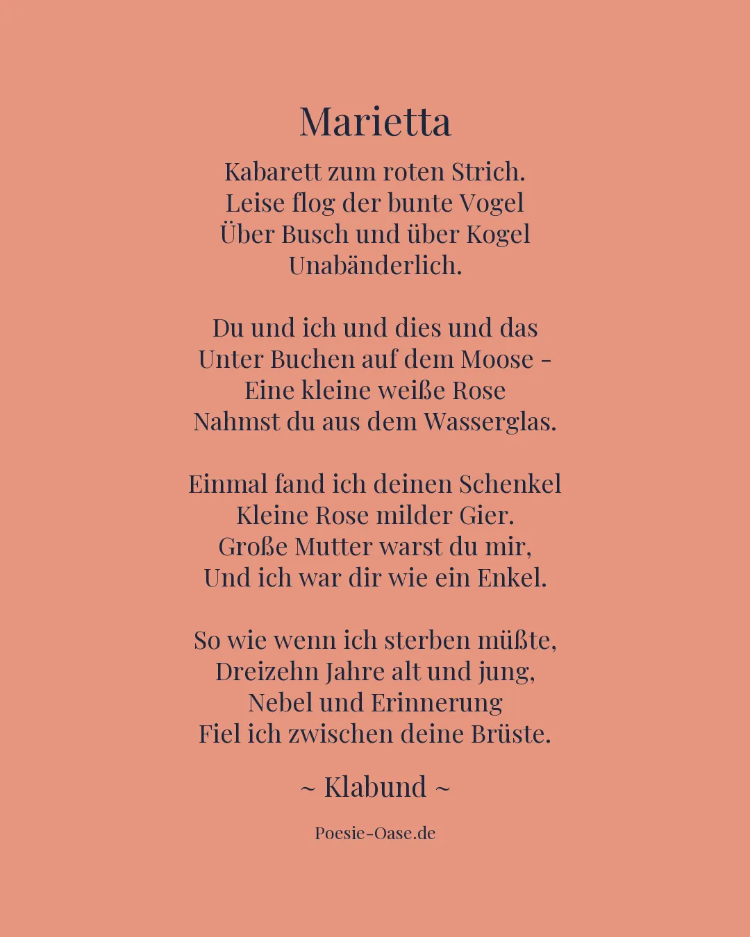 Illustration zu Marietta