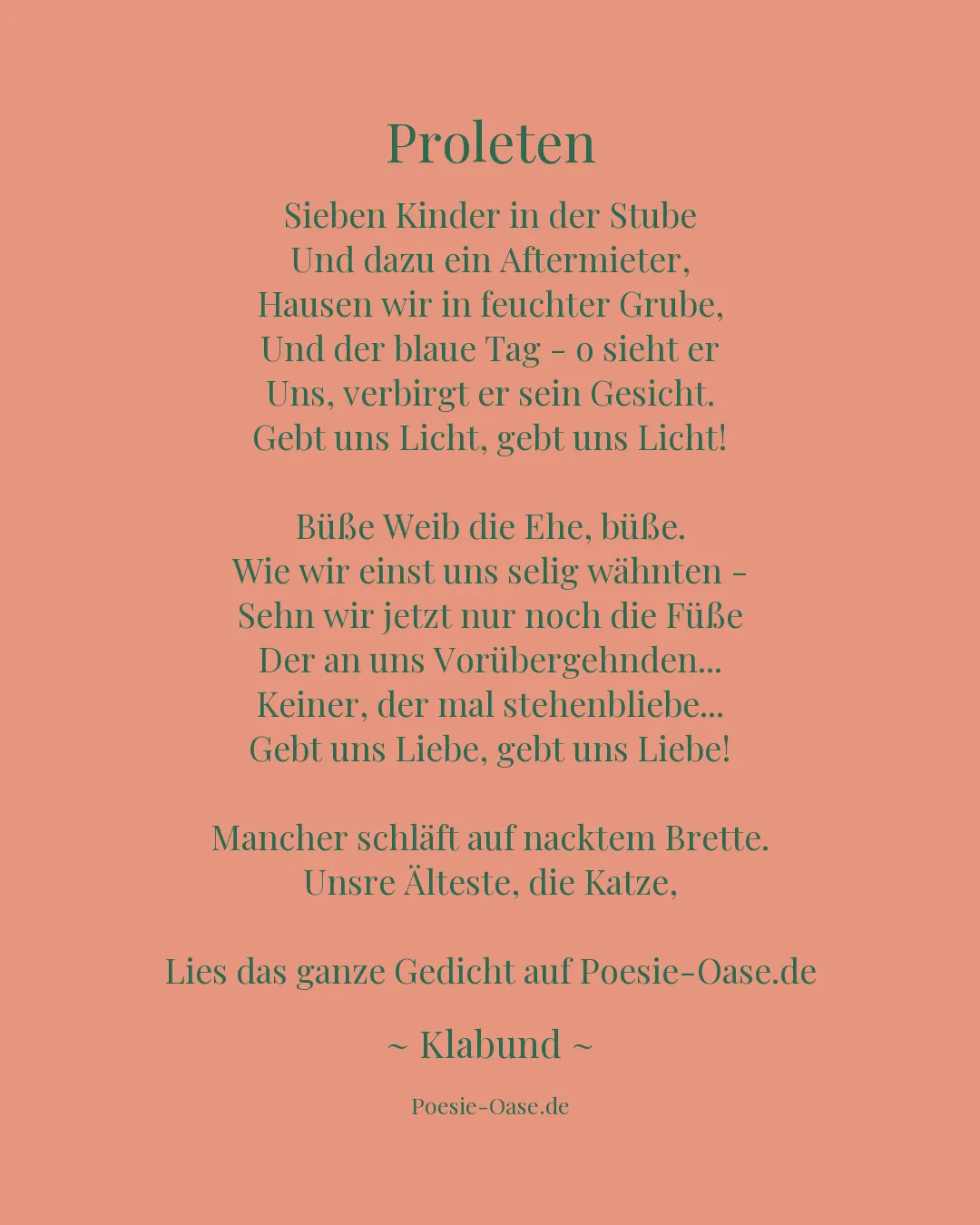 Illustration zu Proleten