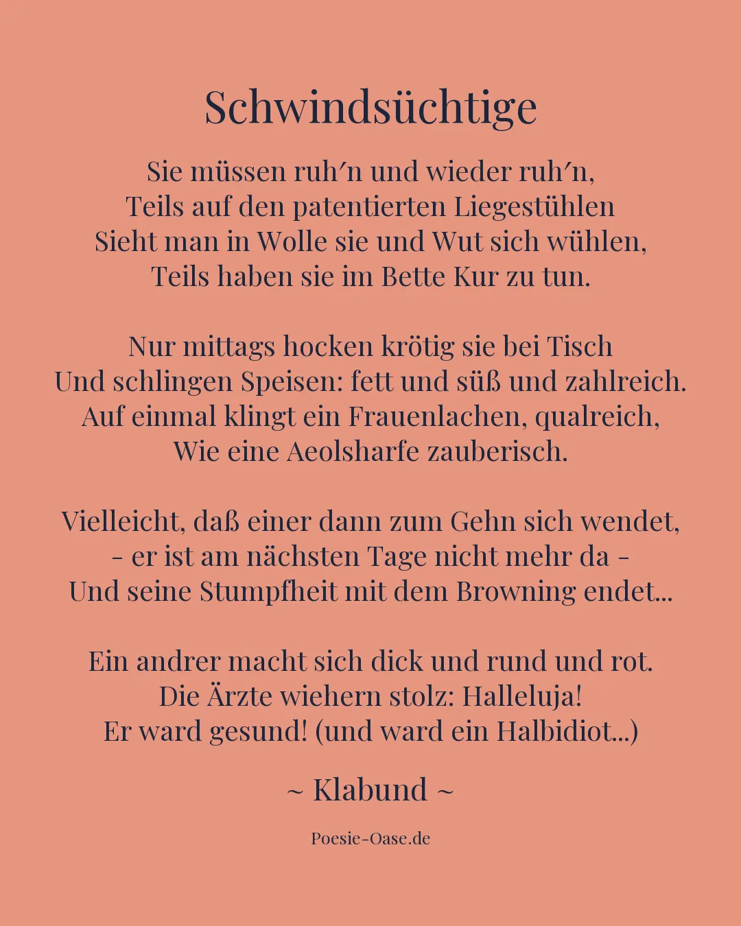Illustration zu Schwindsüchtige