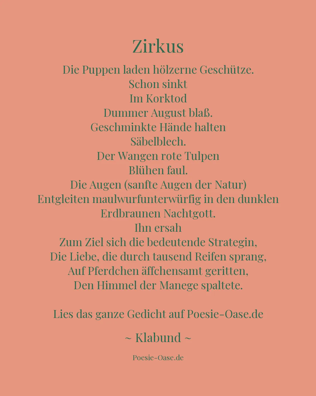 Illustration zu Zirkus