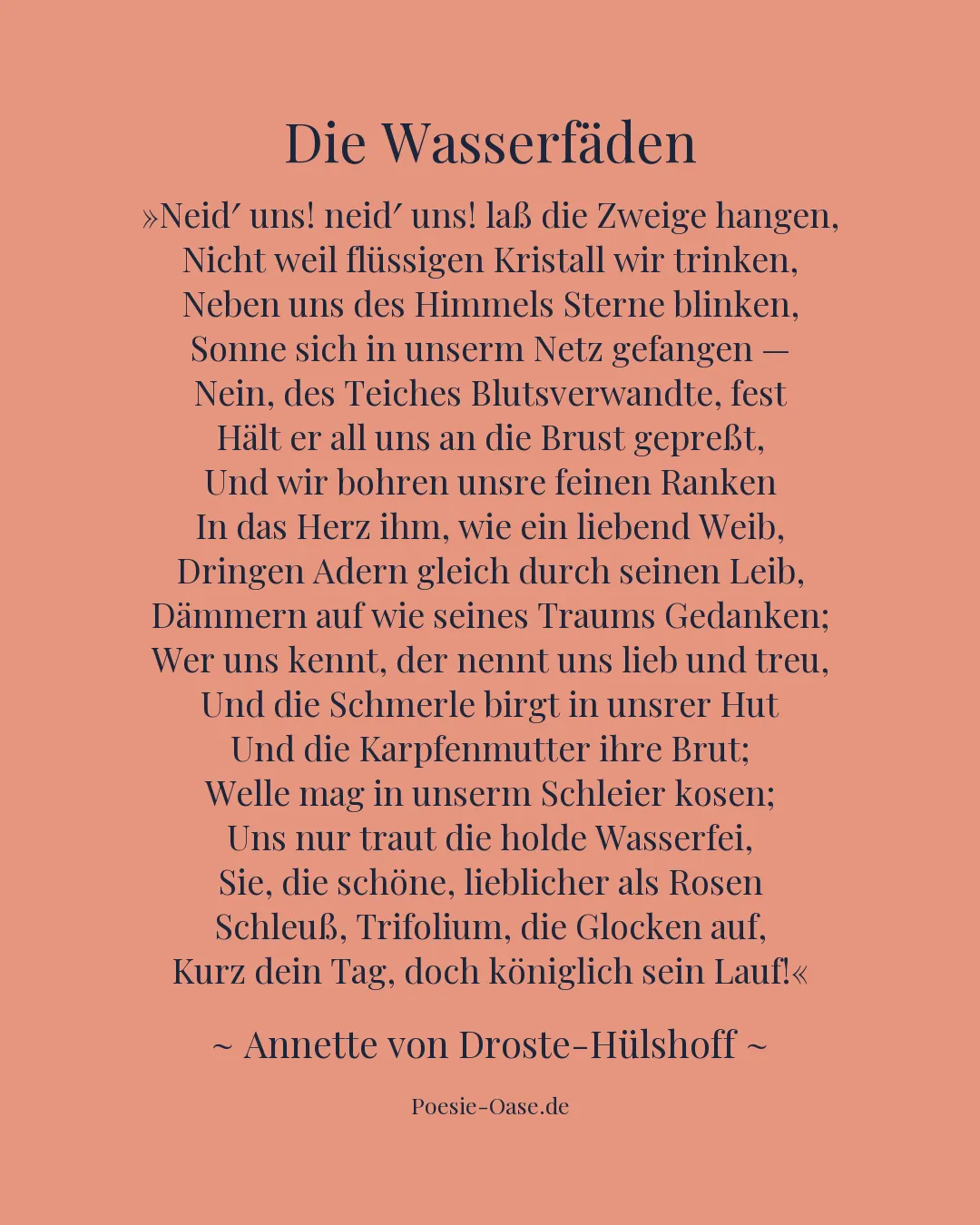 Illustration zu Die Wasserfäden