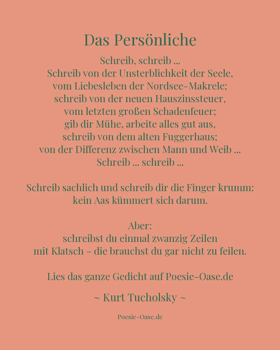 Illustration zu Das Persönliche