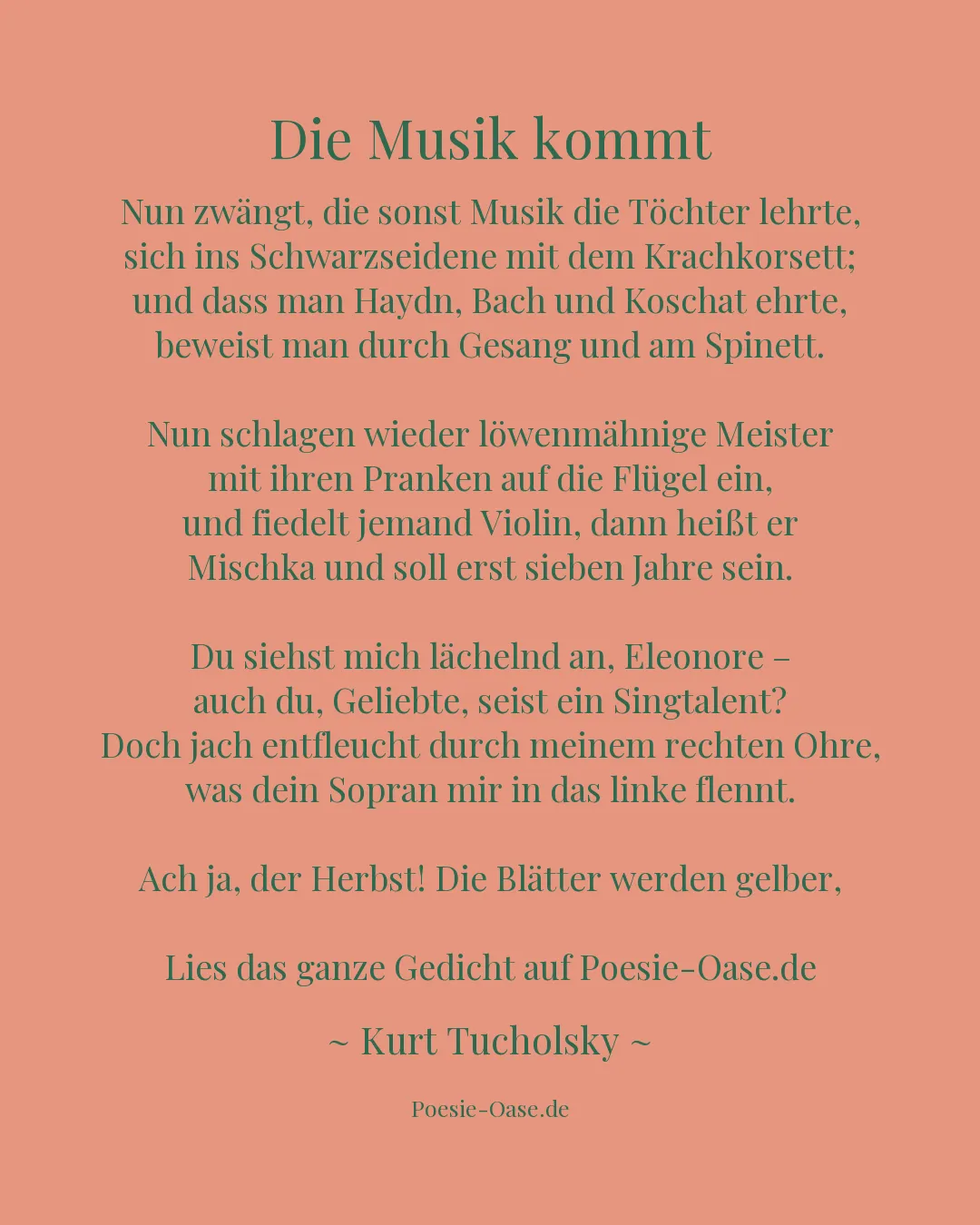 Illustration zu Die Musik kommt