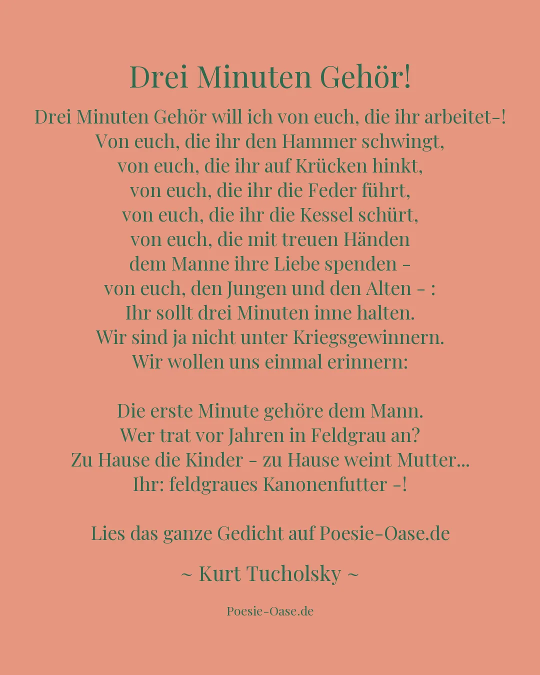 Illustration zu Drei Minuten Gehör!