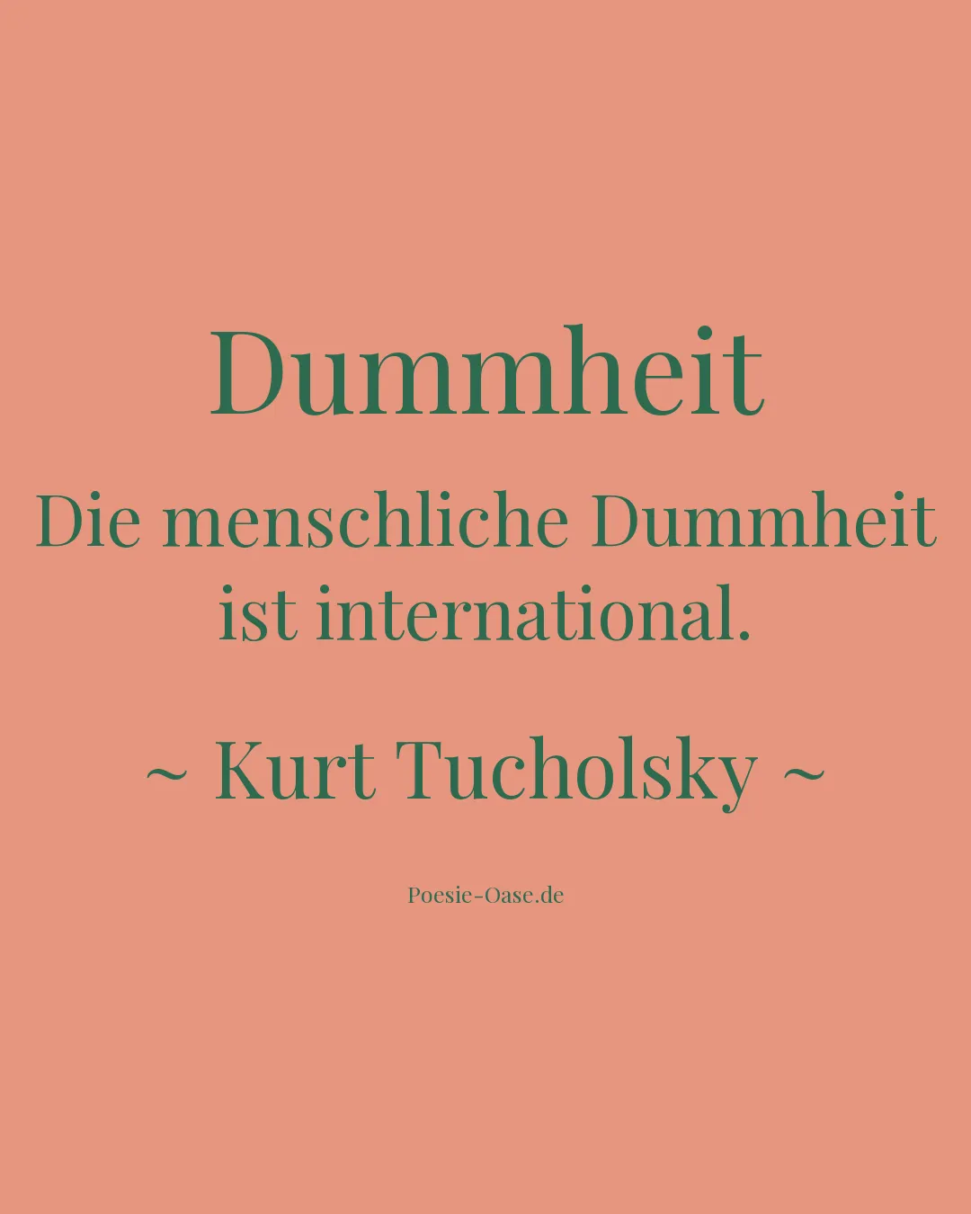Illustration zu Dummheit