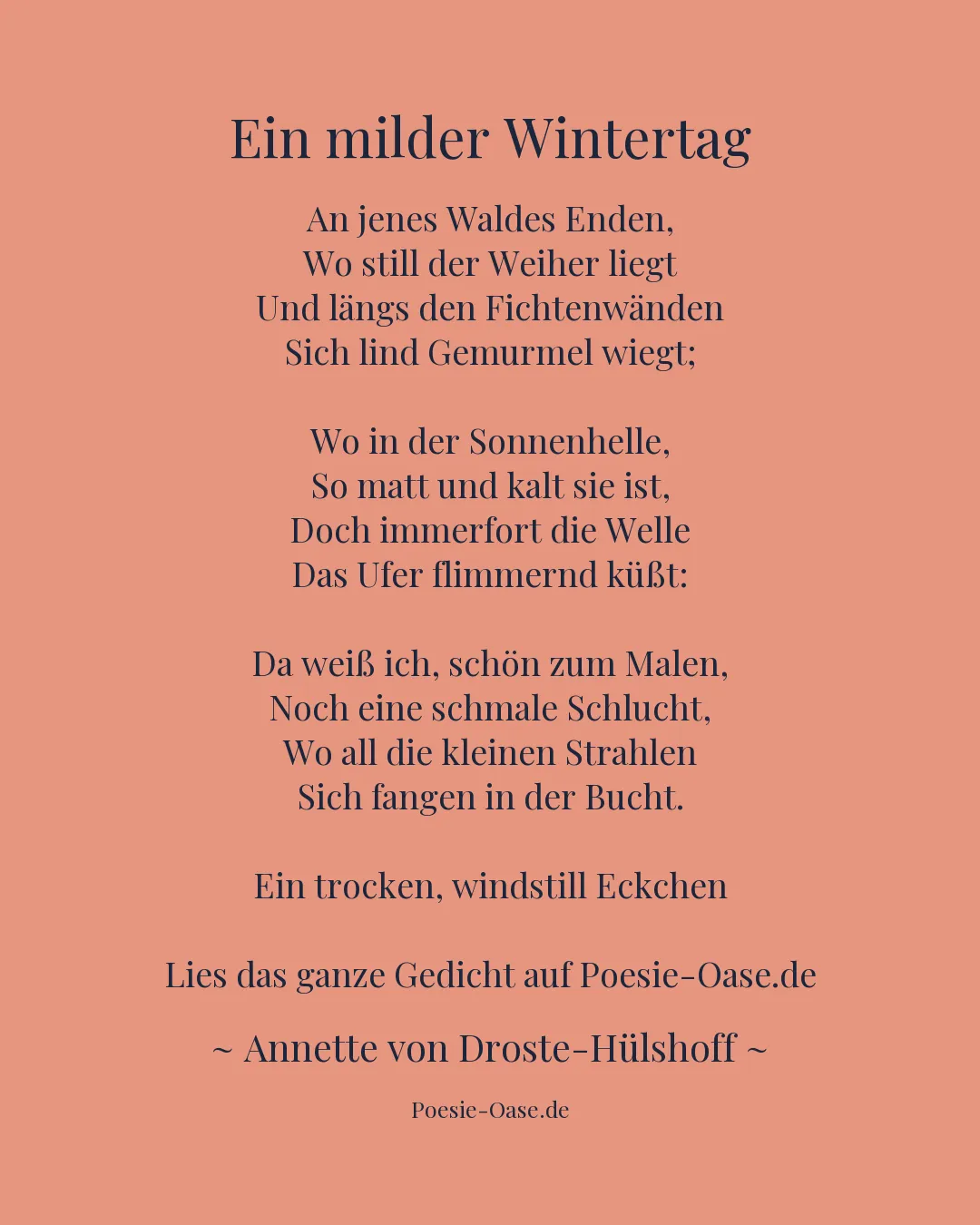 Illustration zu Ein milder Wintertag