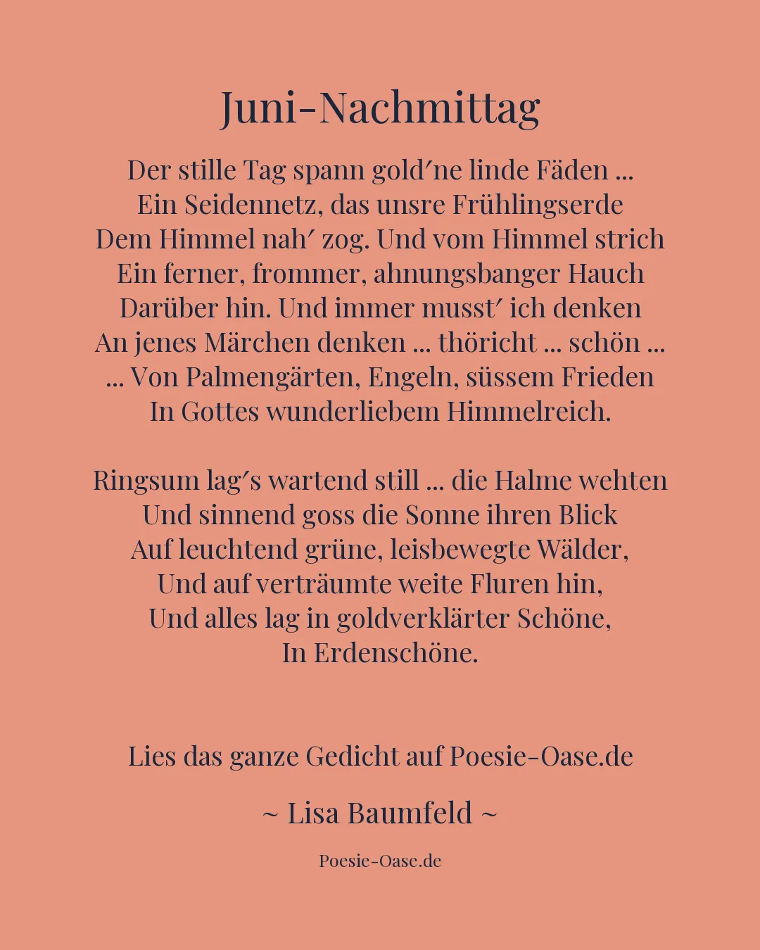 Illustration zu Juni-Nachmittag
