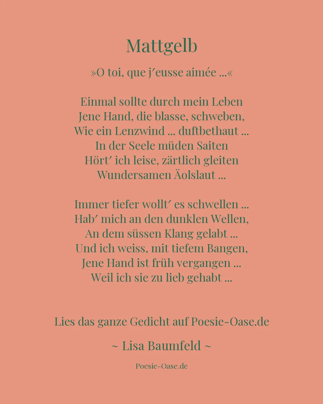 Illustration zu Mattgelb