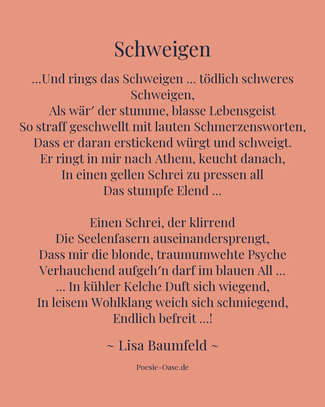 Illustration zu Schweigen