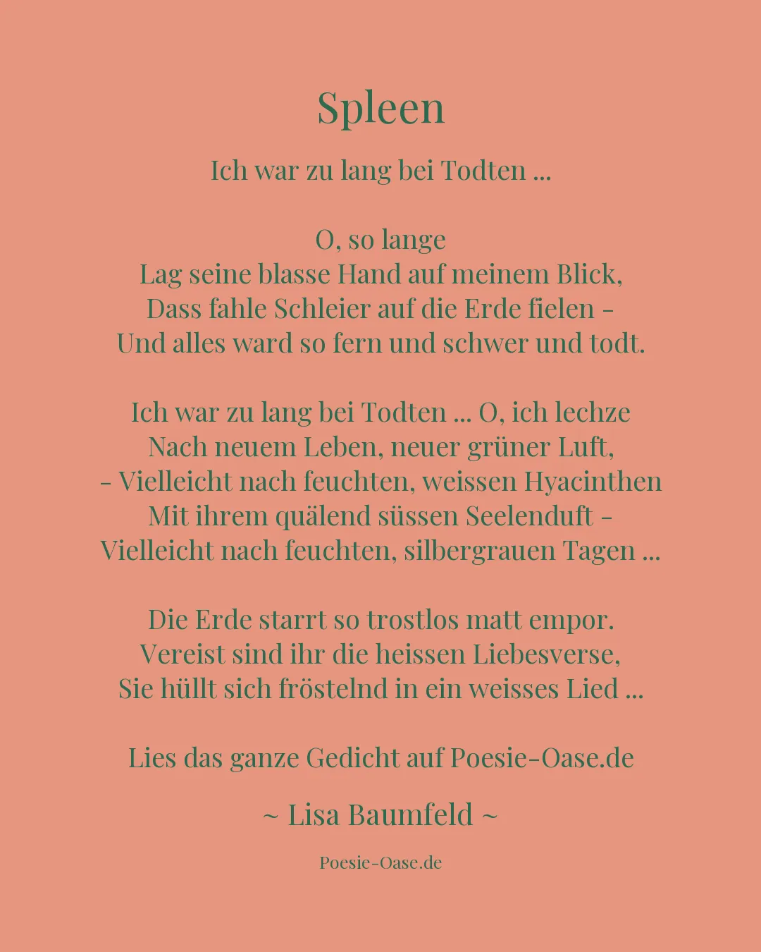 Illustration zu Spleen