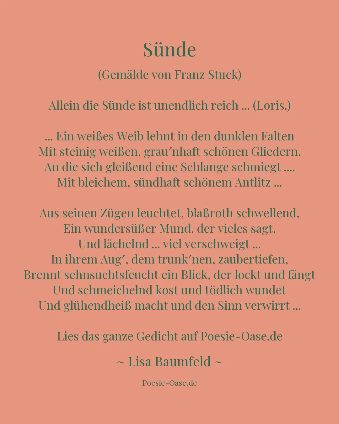 Illustration zu Sünde