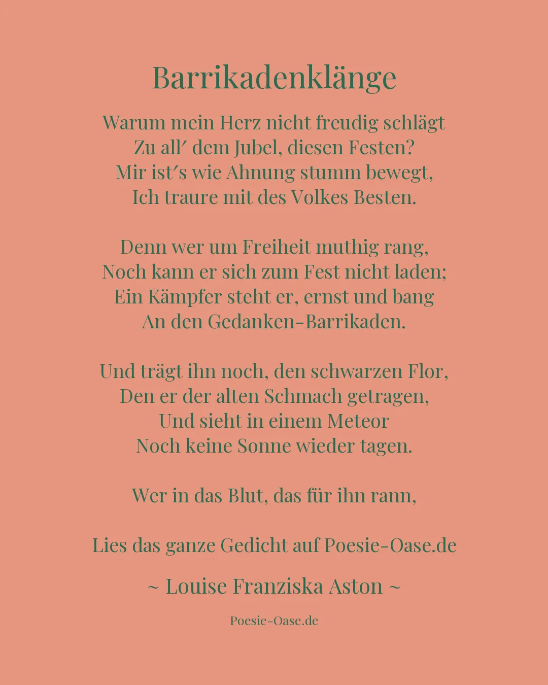 Illustration zu Barrikadenklänge