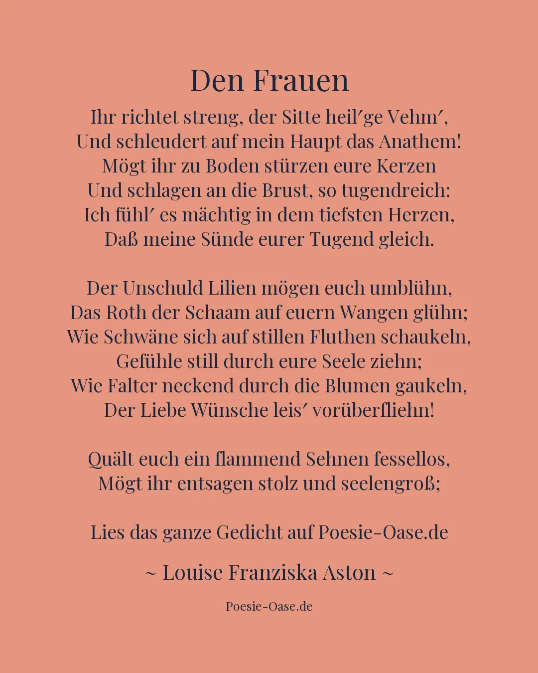 Illustration zu Den Frauen