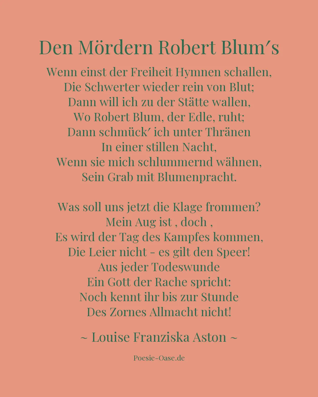 Illustration zu Den Mördern Robert Blum′s