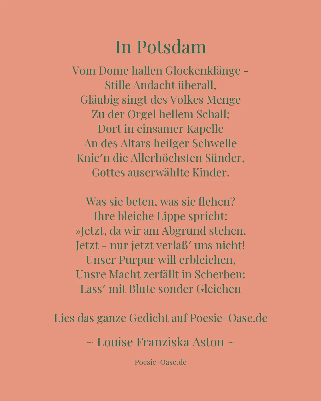 Illustration zu In Potsdam