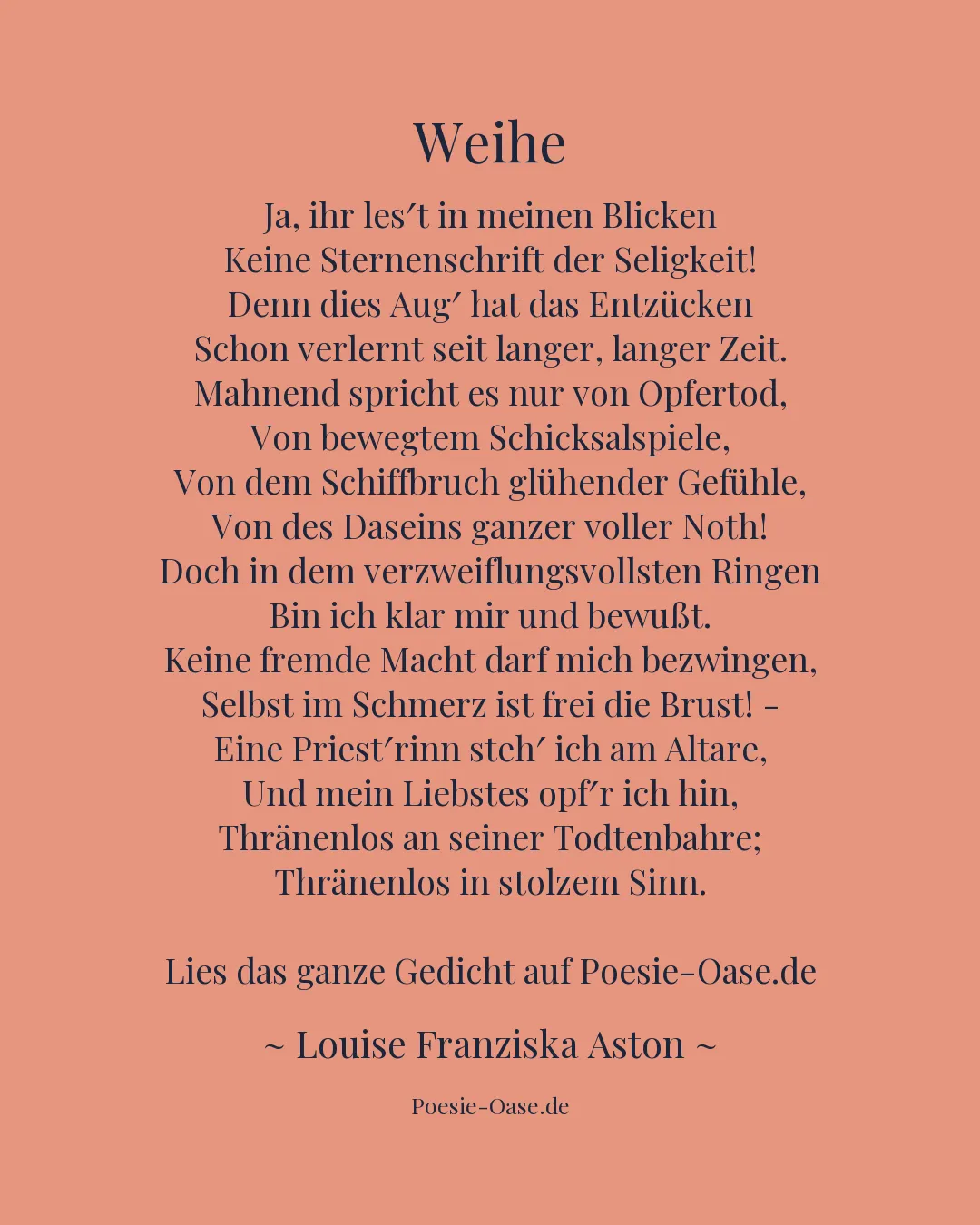 Illustration zu Weihe