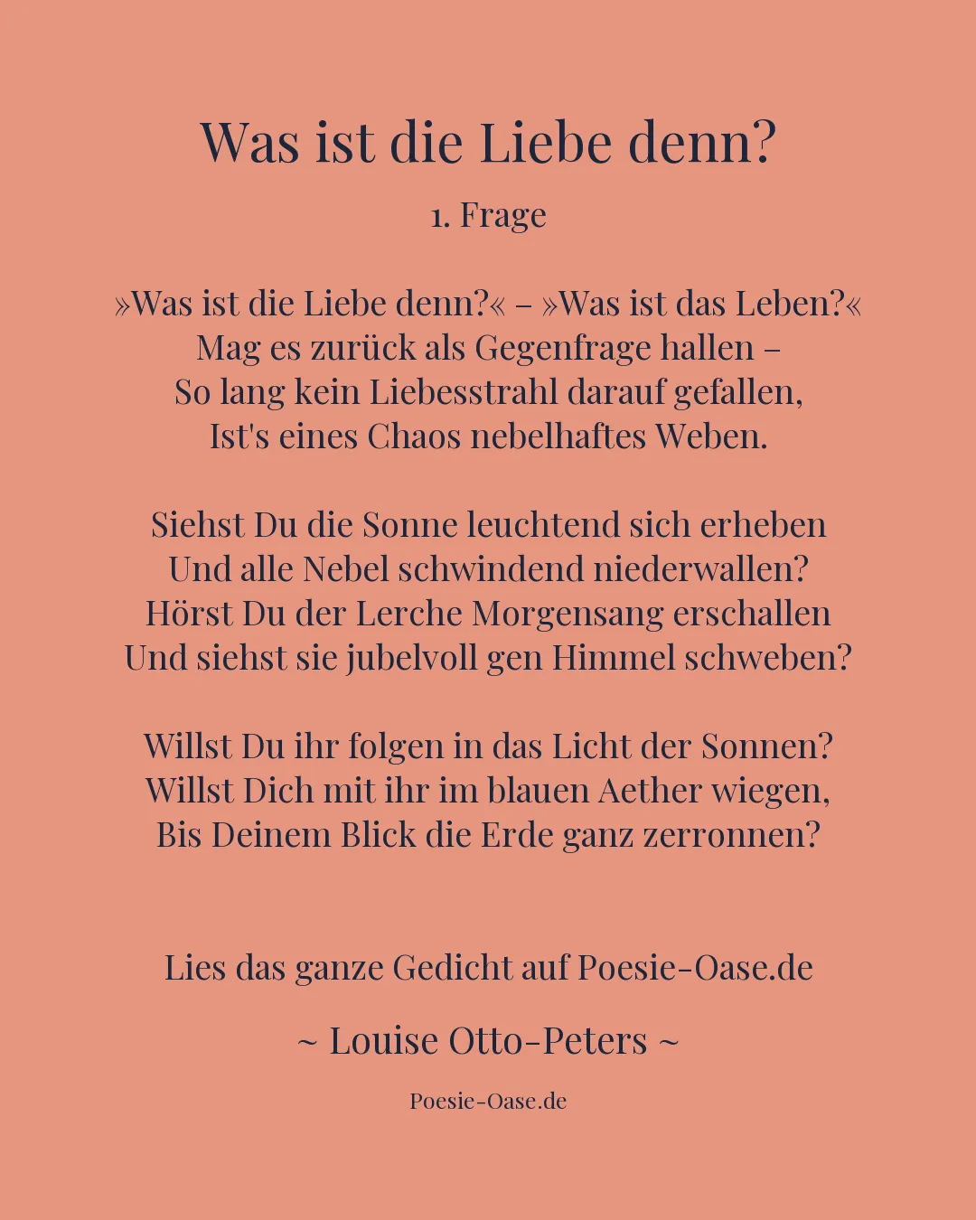 Illustration zu Was ist die Liebe denn?