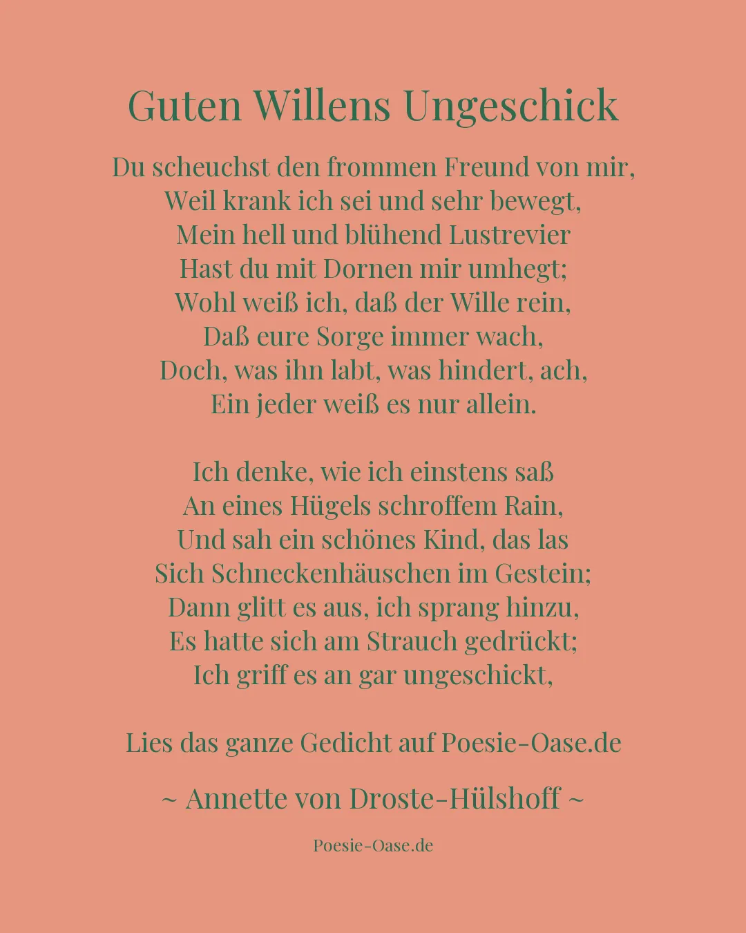 Illustration zu Guten Willens Ungeschick