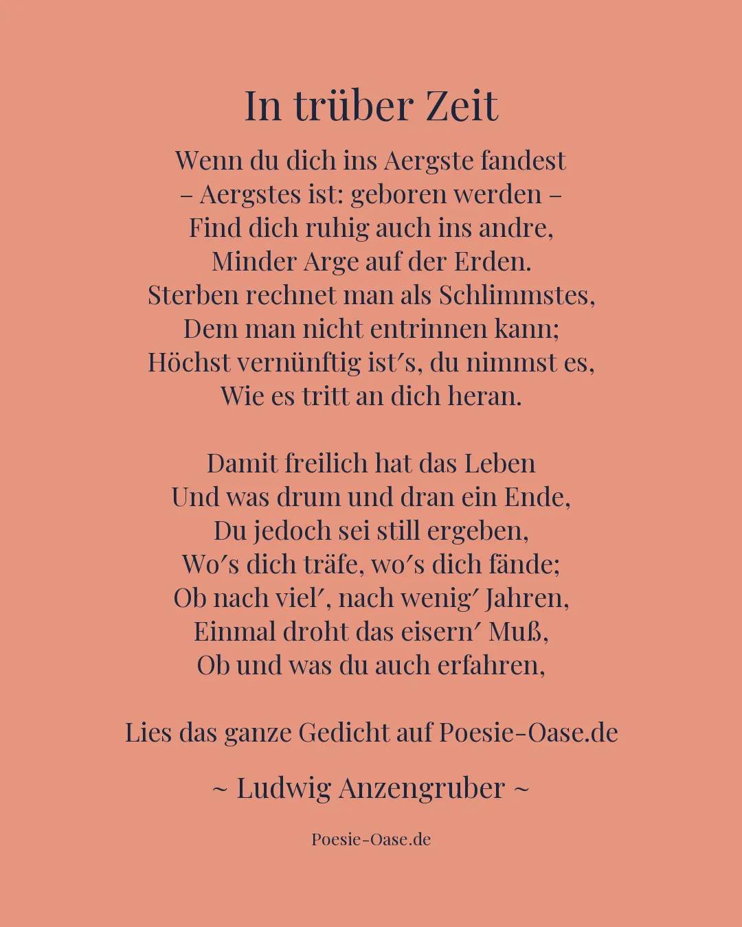 Illustration zu In trüber Zeit