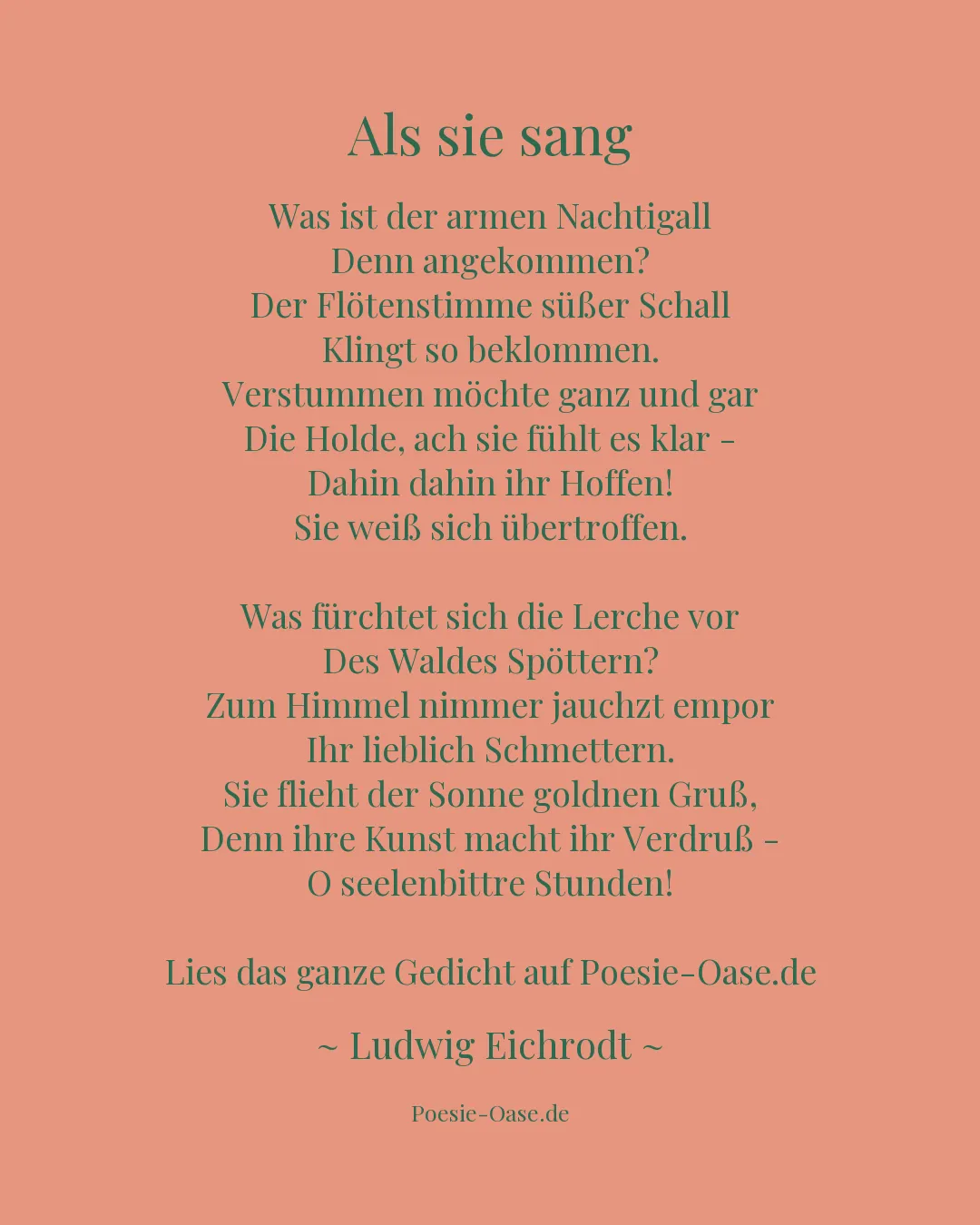 Illustration zu Als sie sang