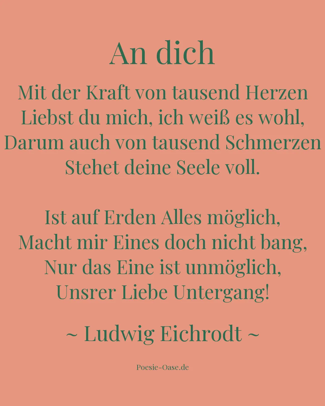 Illustration zu An dich