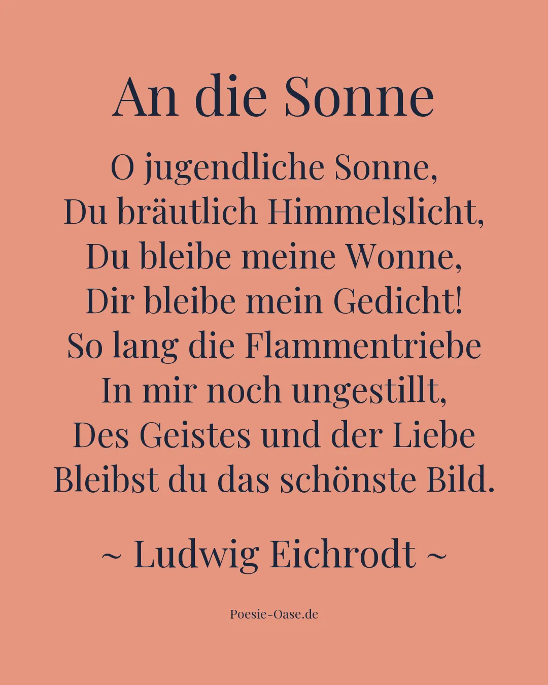 Illustration zu An die Sonne