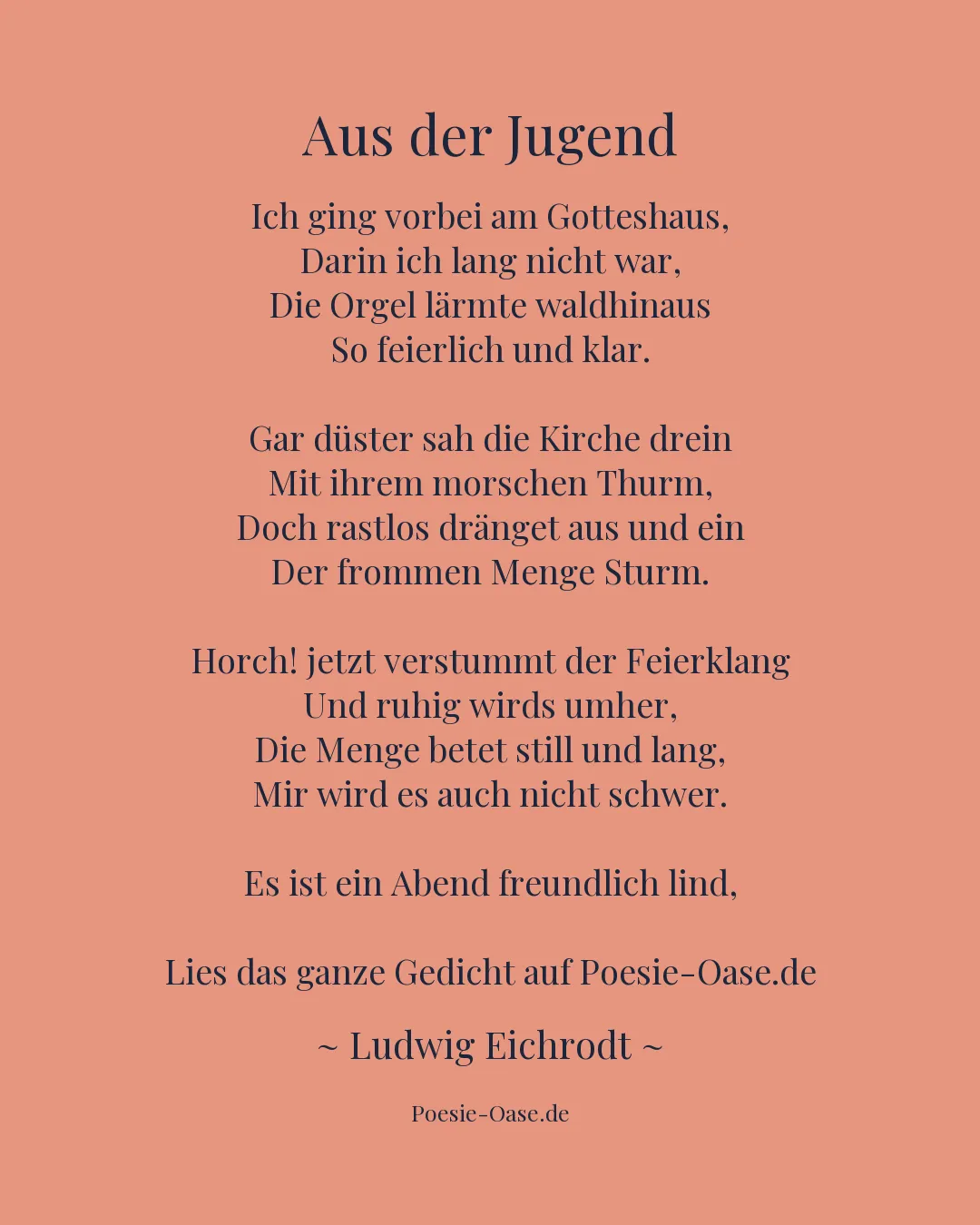 Illustration zu Aus der Jugend