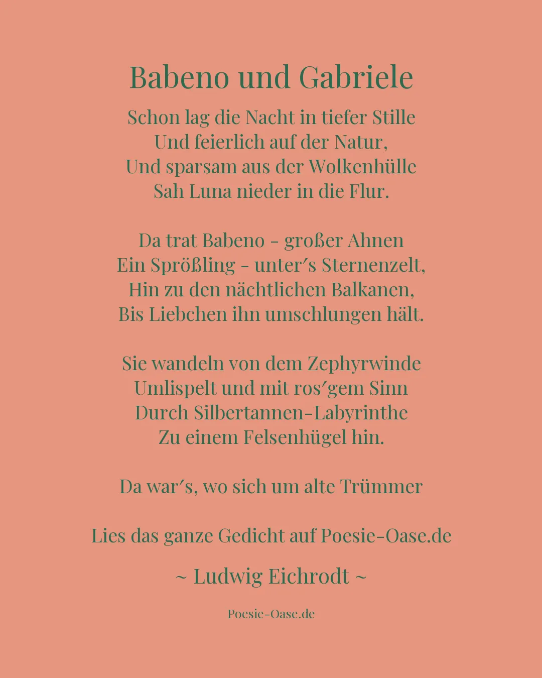 Illustration zu Babeno und Gabriele
