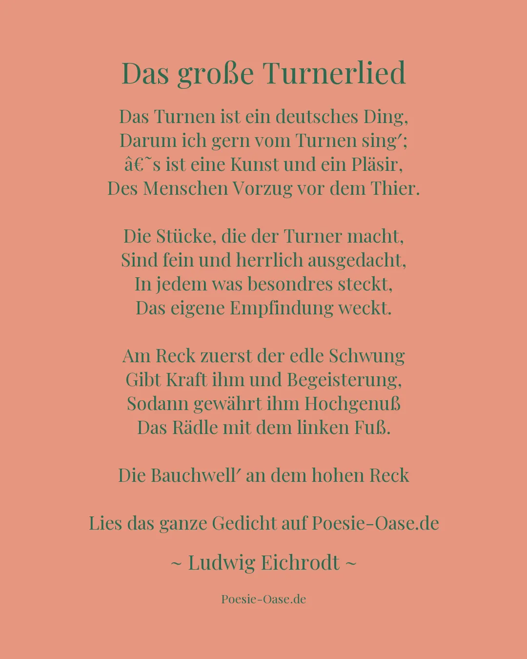 Illustration zu Das große Turnerlied