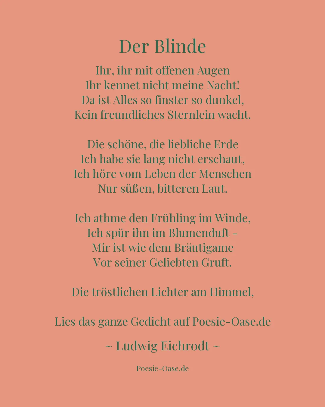 Illustration zu Der Blinde