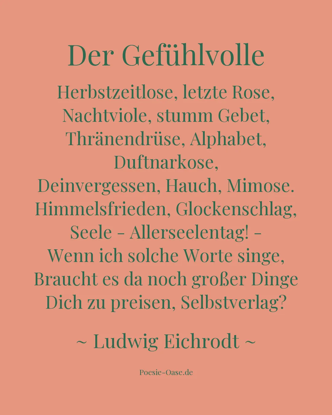 Illustration zu Der Gefühlvolle