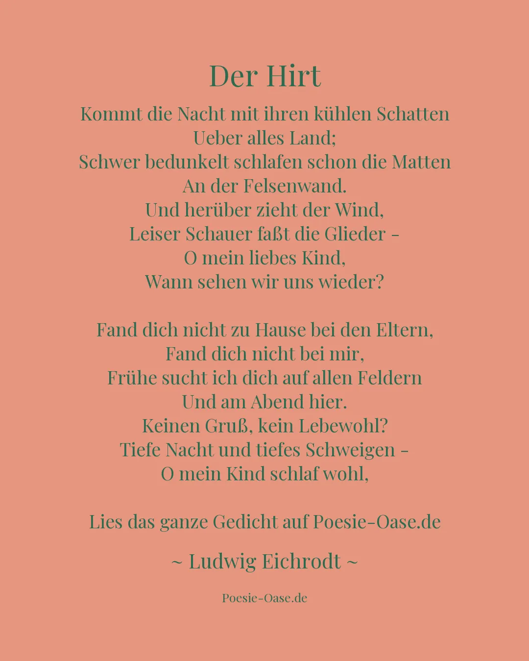 Illustration zu Der Hirt