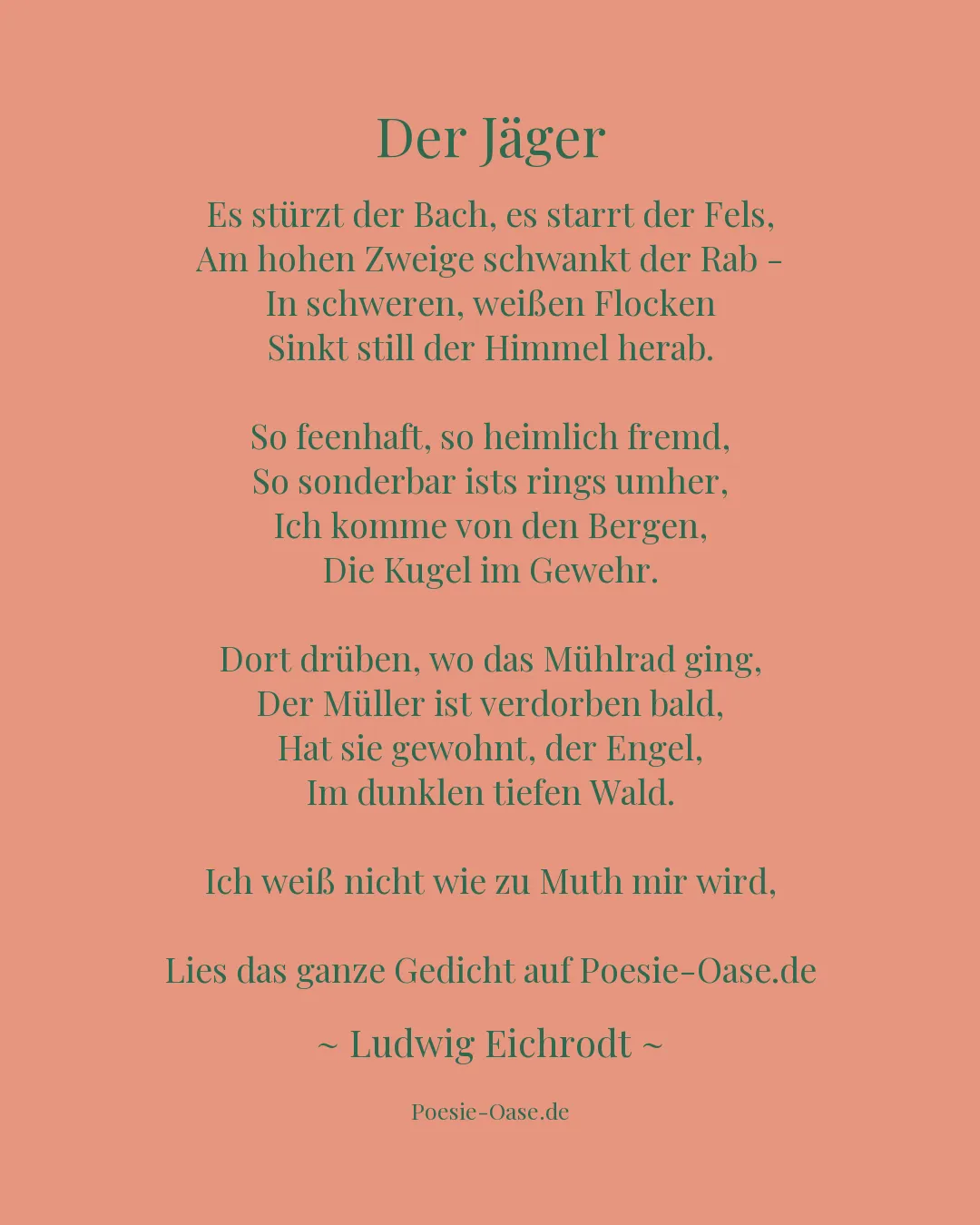 Illustration zu Der Jäger