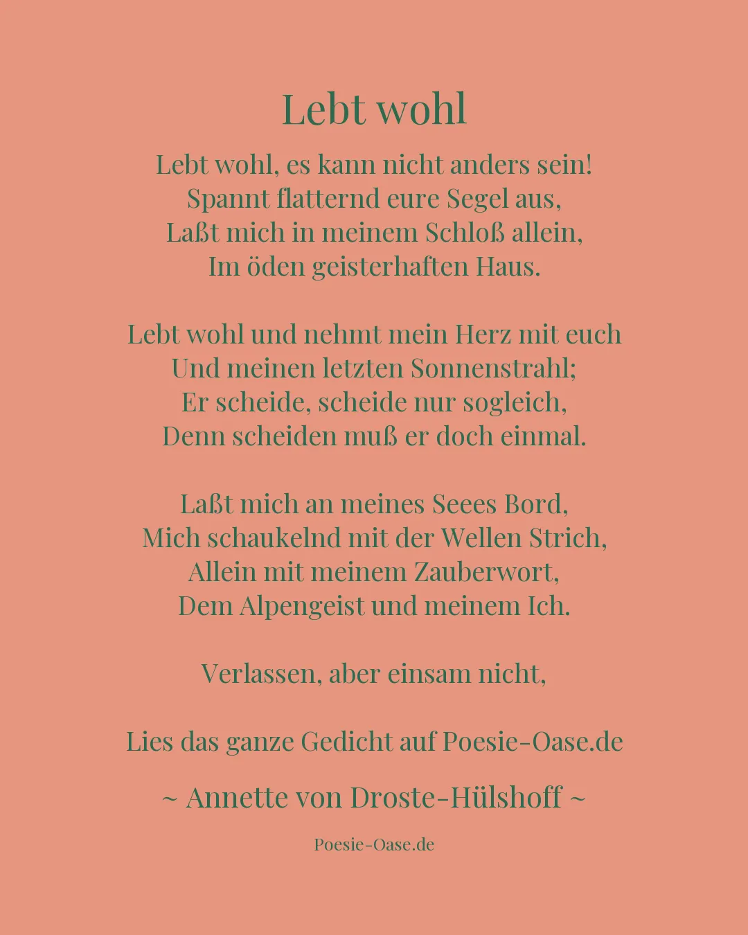 Illustration zu Lebt wohl