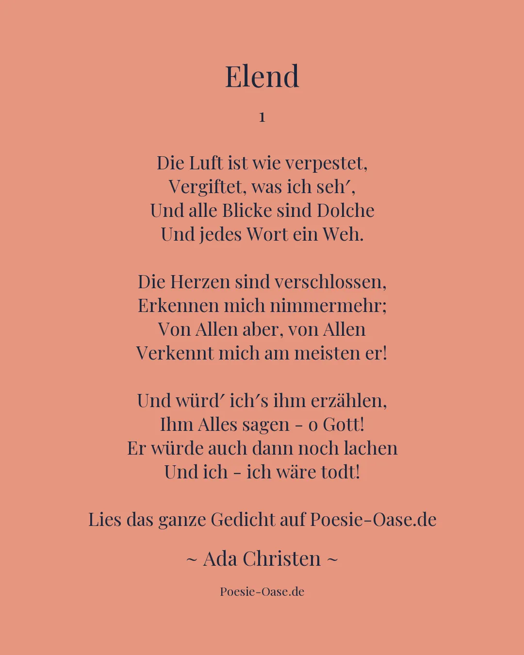 Illustration zu Elend