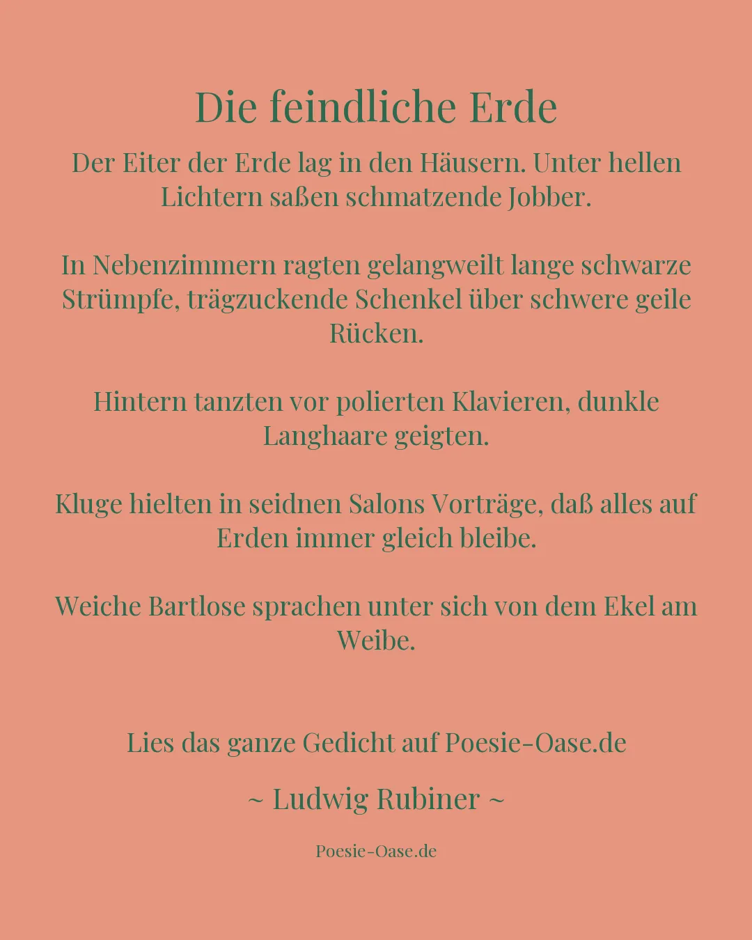 Illustration zu Die feindliche Erde