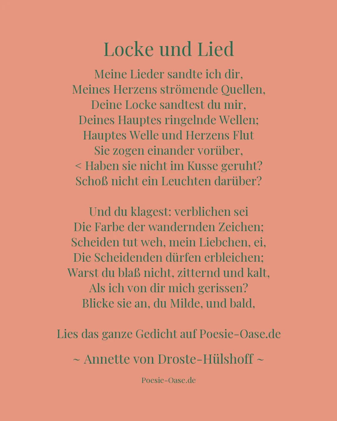 Illustration zu Locke und Lied