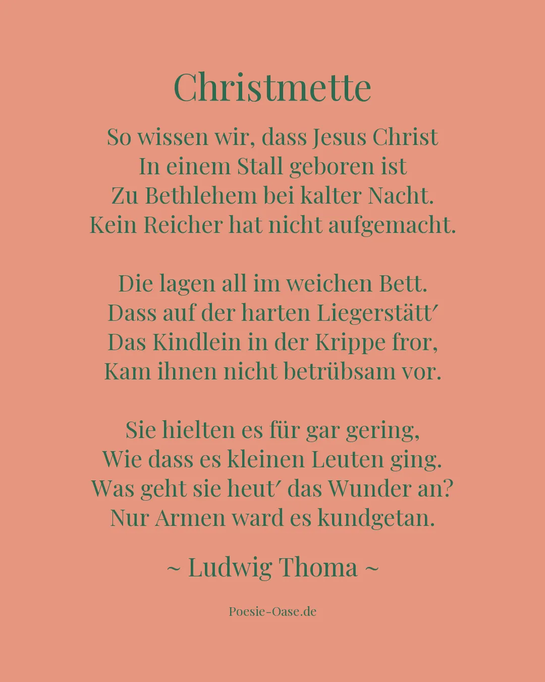 Illustration zu Christmette