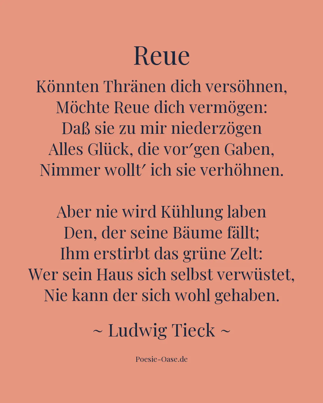 Illustration zu Reue