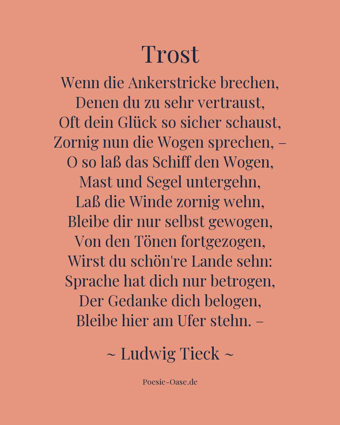 Illustration zu Trost