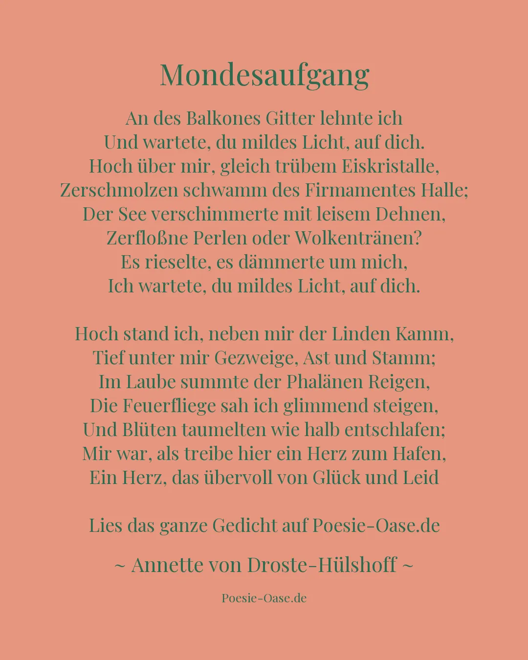 Illustration zu Mondesaufgang